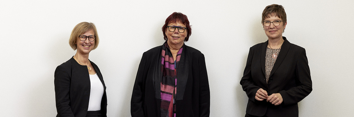Sabine Mellies, Barbara Schwarze und Nicola Marsden im Porträt